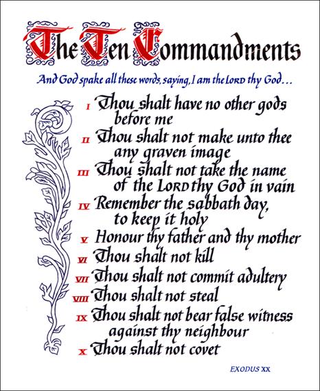 10 Commandments